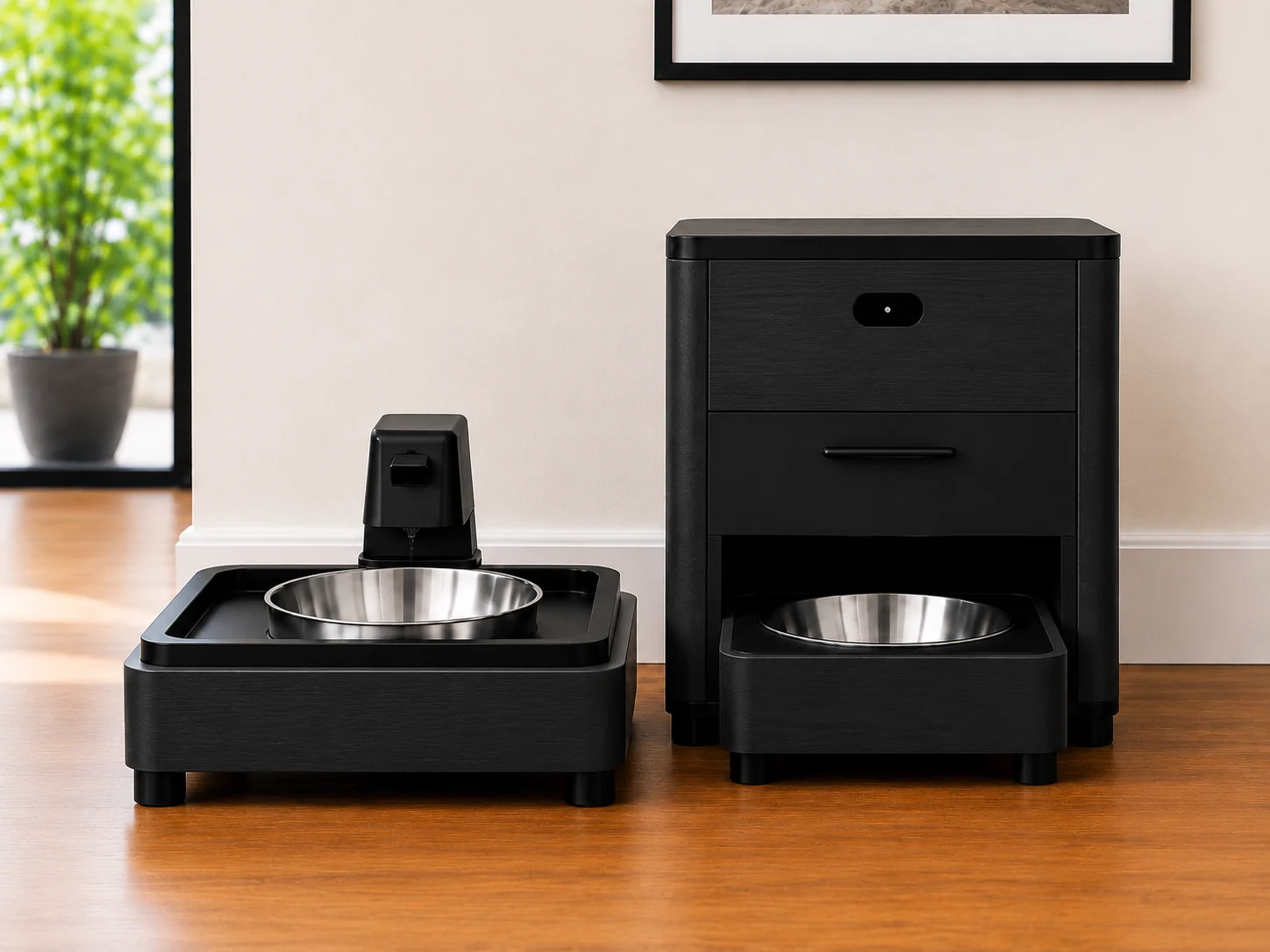 KibbleKraft system in Modern Black finish.