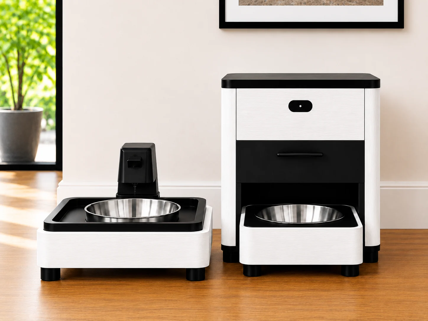 KibbleKraft system in Matte White finish.